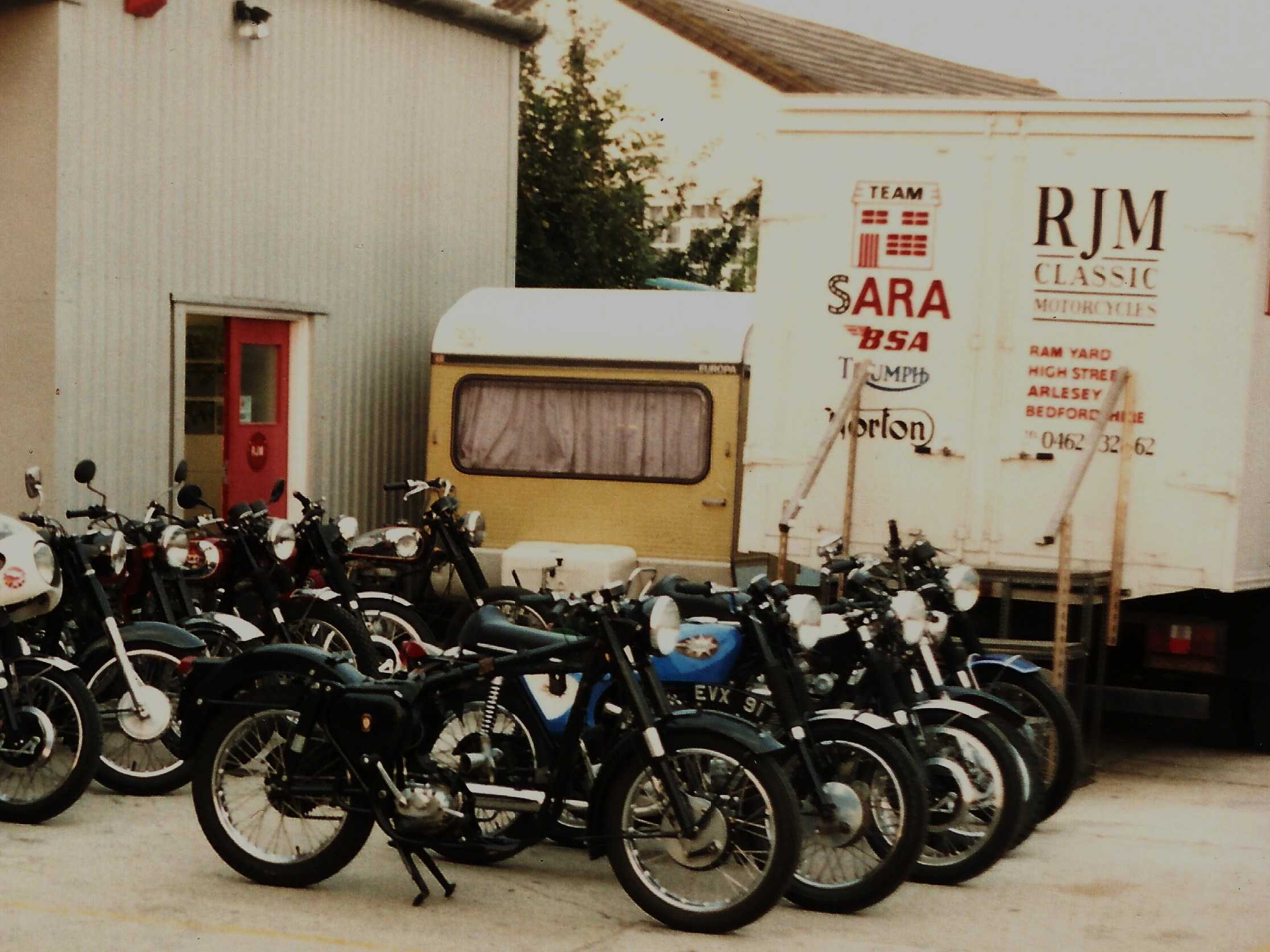 Our first days in Unit 3 and a very rare shot of the lorry